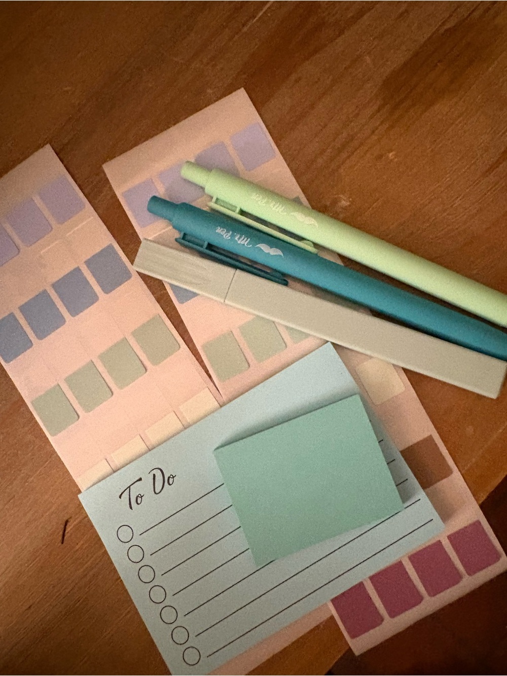 NEW Teal Aesthetic Muted Stationary Bundle-Journal, Pens & Sticky Notes - Picture 3 of 14